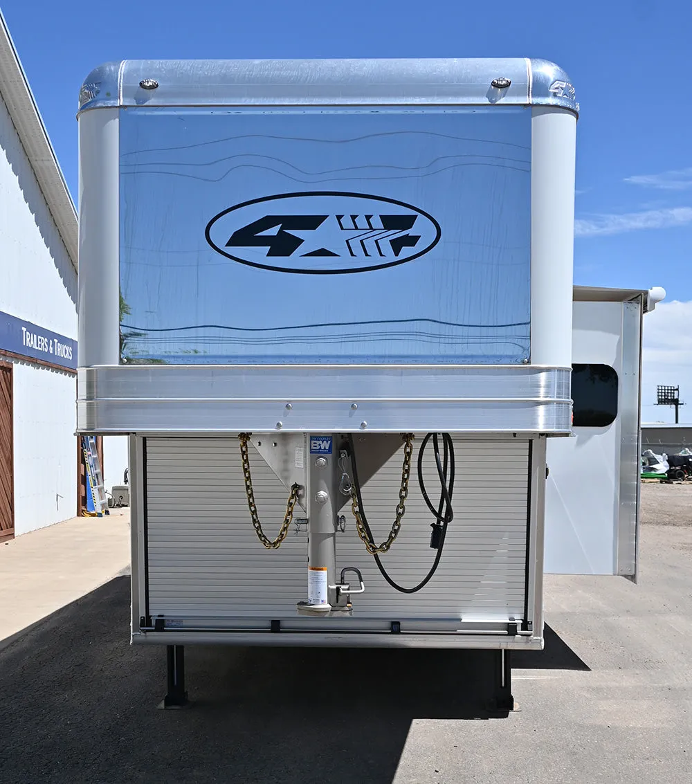 2024 4-Star 3 Horse Trailer 13.5' Outback Conversions LQ, Slide Out, Side Load, Integrated Pod