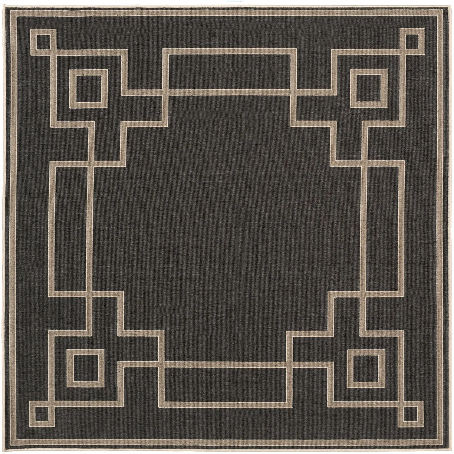 Alfresco Outdoor Rug in Navy & Camel