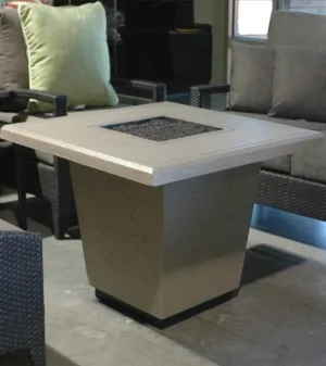 American Fyre Designs Cosmopolitan Square Fire Table