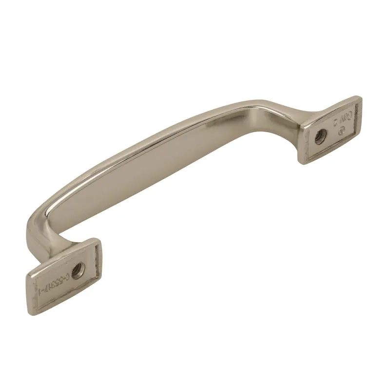 Amerock Highland Ridge Collection Pull Polished Nickel 1 pk