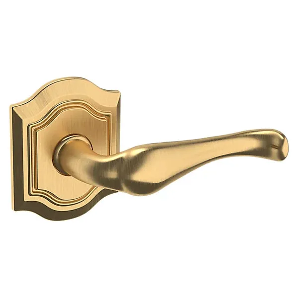 Baldwin - Estate Collection - Knobs & Levers - 5447V Bethpage Door Lever w/ R027 Rose