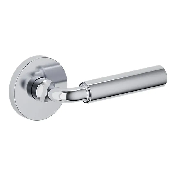 Baldwin - Estate Collection - Knobs & Levers - L031 Gramercy Curved Door Lever w/ 5046 Rose