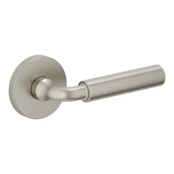 Baldwin - Estate Collection - Knobs & Levers - L031 Gramercy Curved Door Lever w/ 5046 Rose