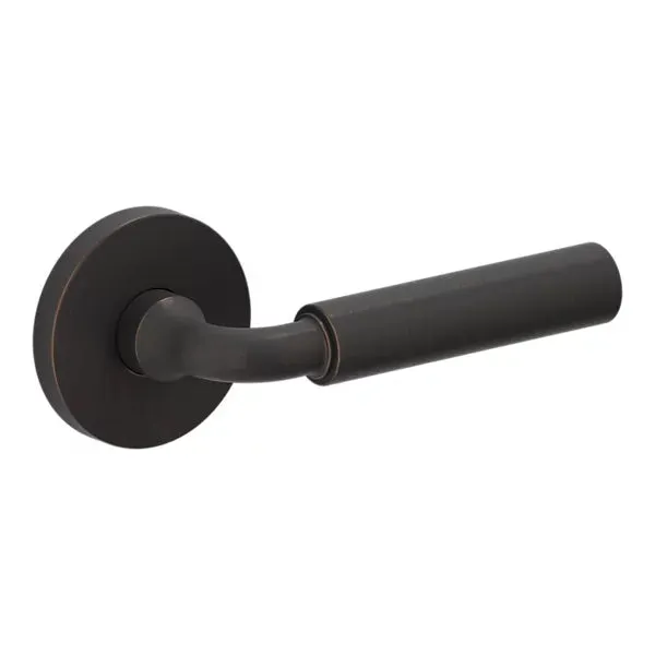 Baldwin - Estate Collection - Knobs & Levers - L031 Gramercy Curved Door Lever w/ 5046 Rose