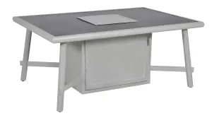 Barbados 36" x 52" Rectangular Firepit Table By Castelle