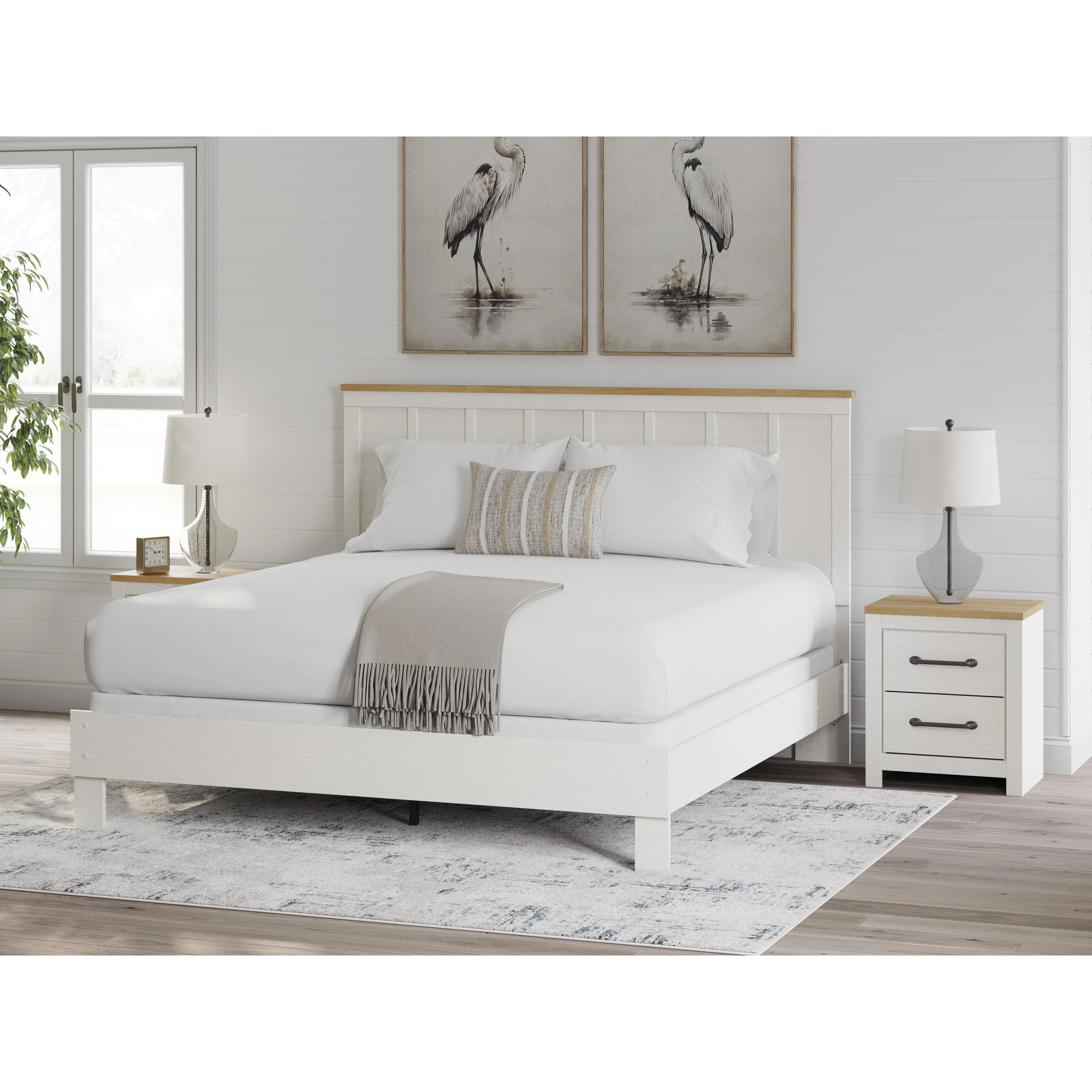 Benchcraft Linnocreek B3340 8 pc King Panel Bedroom Set