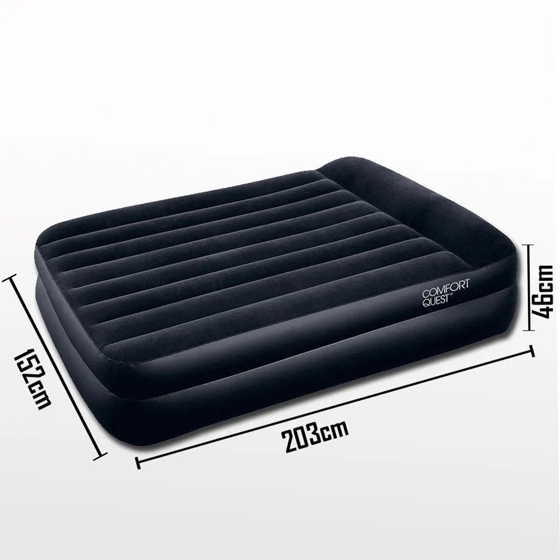 Bestway Comfort Quest Premium Inflatable Queen Air Bed Mattress Built-in Pump