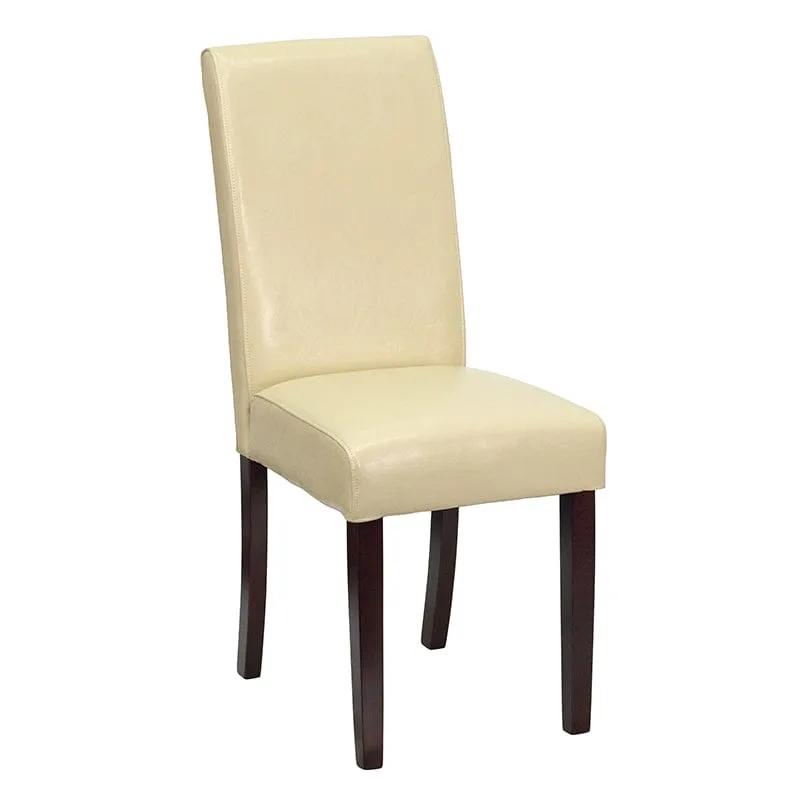 Black LeatherSoft Parsons Chair - BT-350-BK-LEA-023-GG