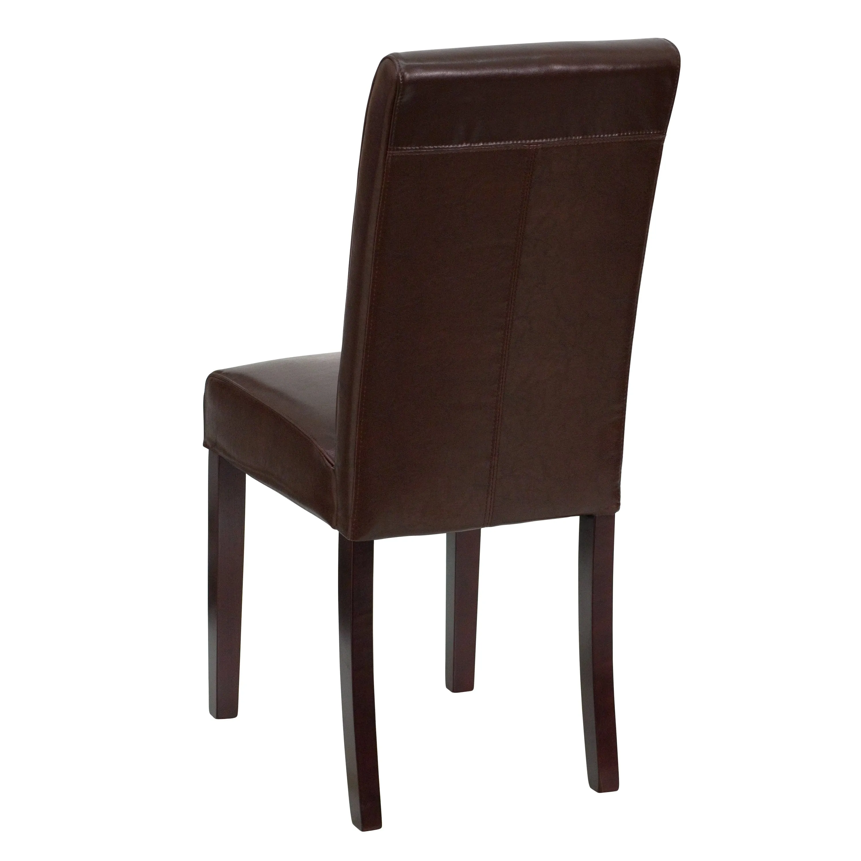 Black LeatherSoft Parsons Chair - BT-350-BK-LEA-023-GG