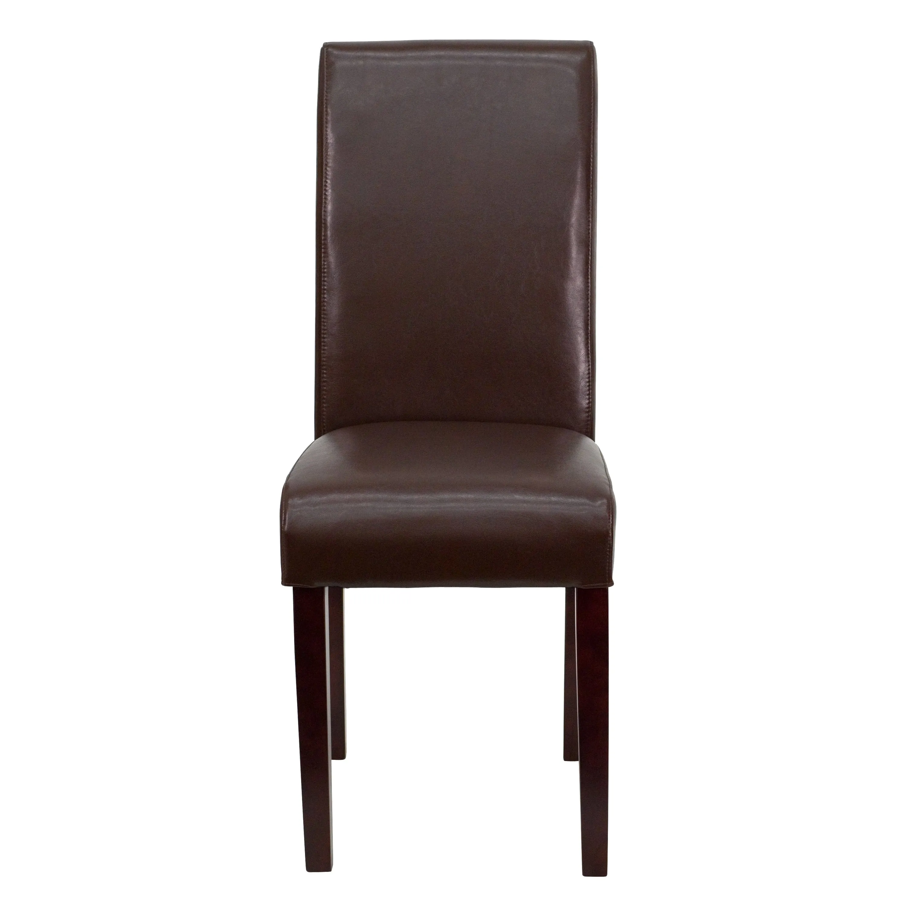 Black LeatherSoft Parsons Chair - BT-350-BK-LEA-023-GG