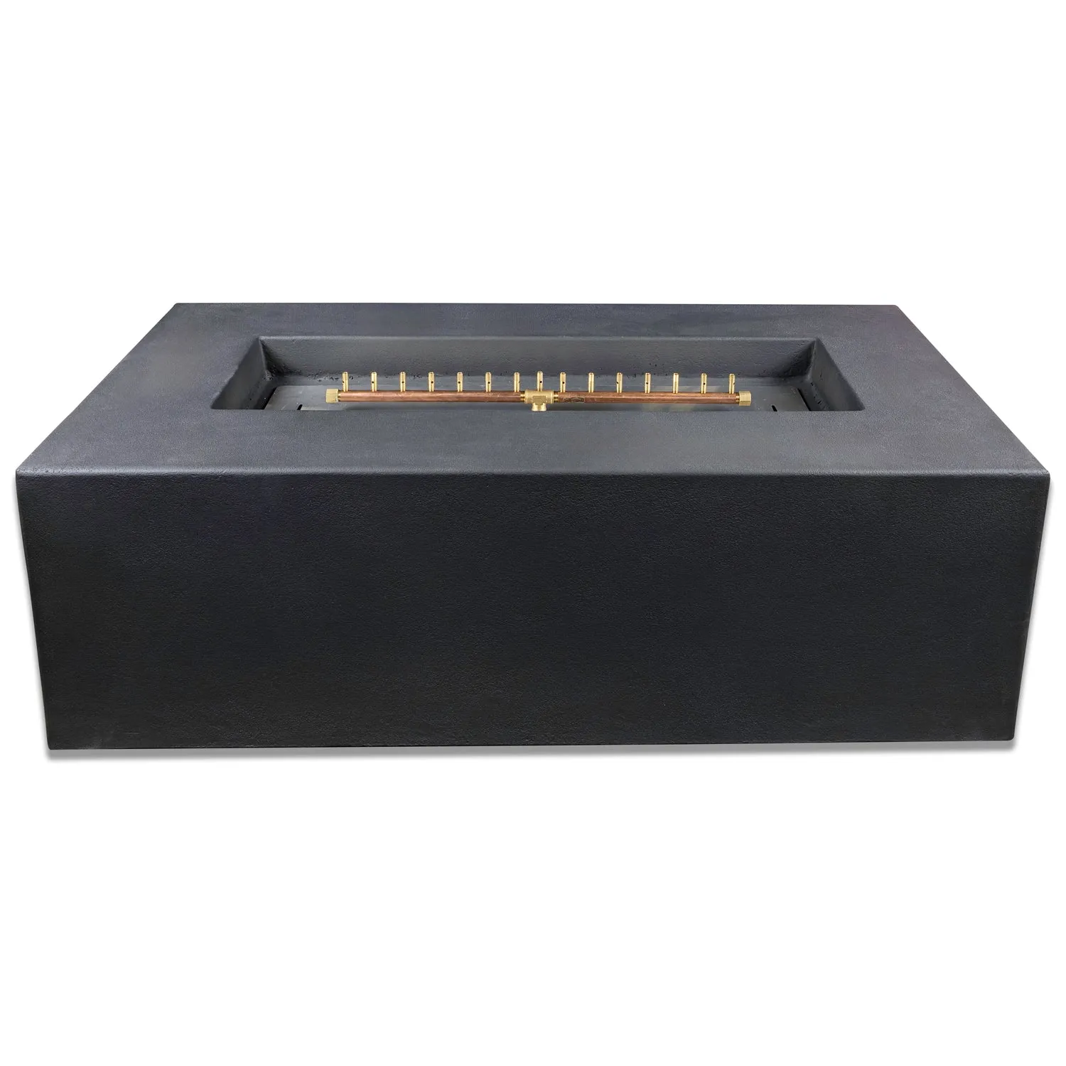 Blaze 60-Inch Rectangular Concrete Gas Fire Pit Table