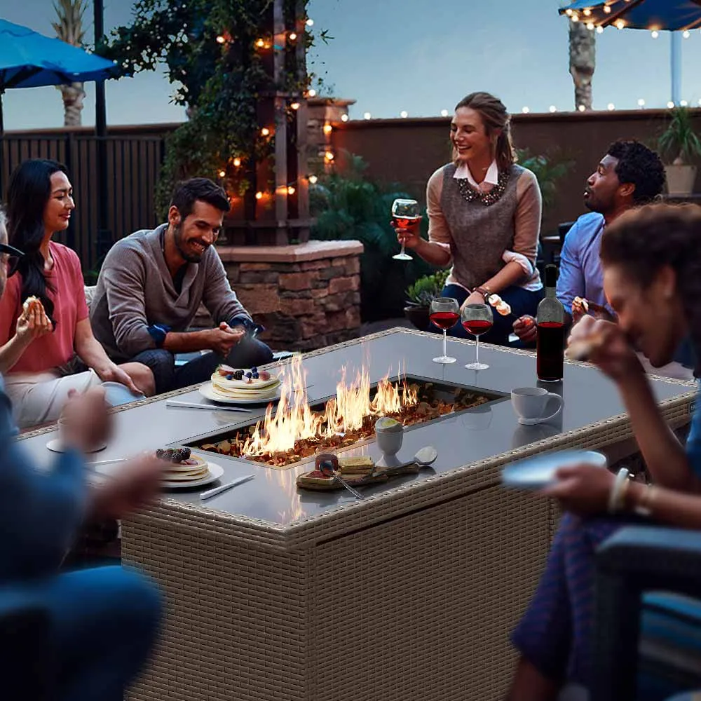 BRAZI Propane Fire Pit Table (60,000 BTU)