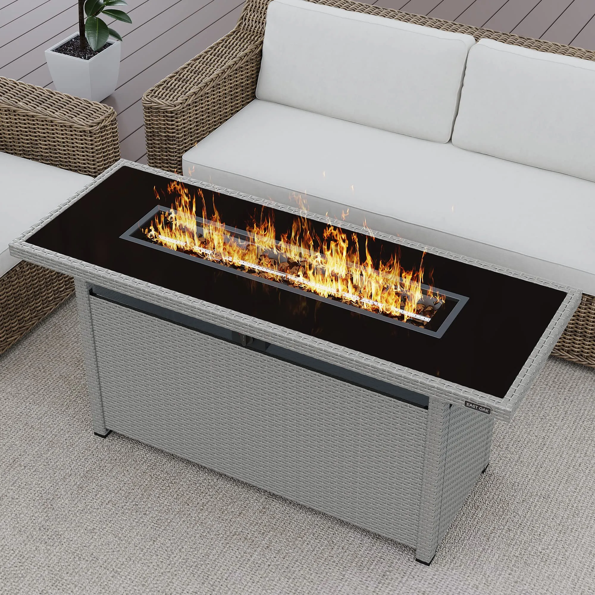 BRAZI Propane Fire Pit Table (60,000 BTU)