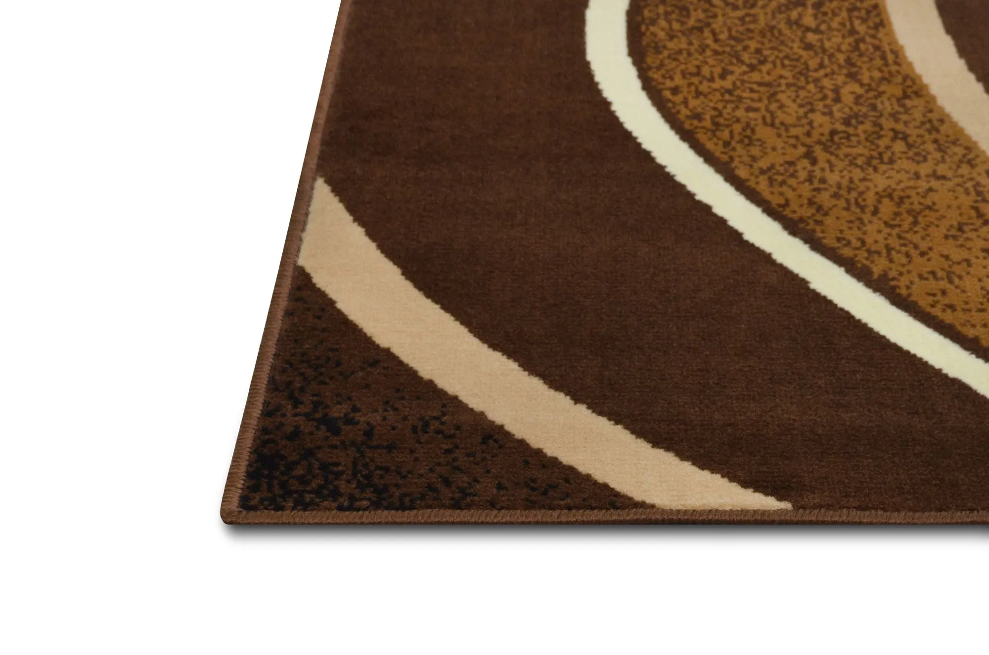 Contempo 42 Area Rugs Chocolate Rectangle 5-X-7