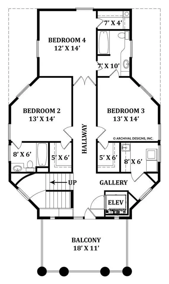 Elegant 4-bedroom home with elevator and third-floor owner's suite.