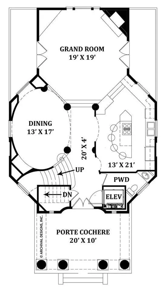 Elegant 4-bedroom home with elevator and third-floor owner's suite.