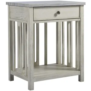 Escape Bedside Table w/Stone Top