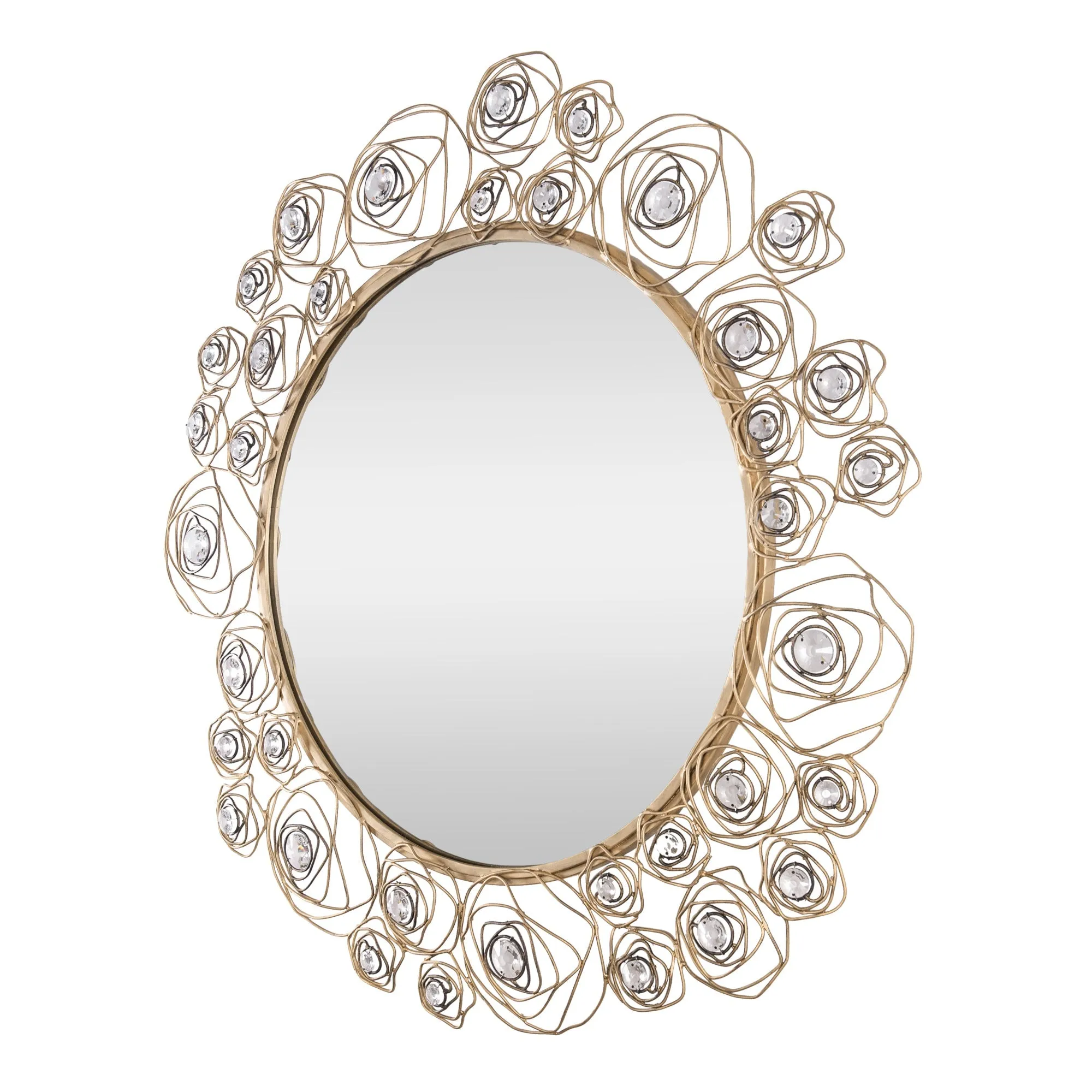 Ethereal Rose 500MI37HGOB 38-Inch Wall Mirror - Havana Gold Ombre