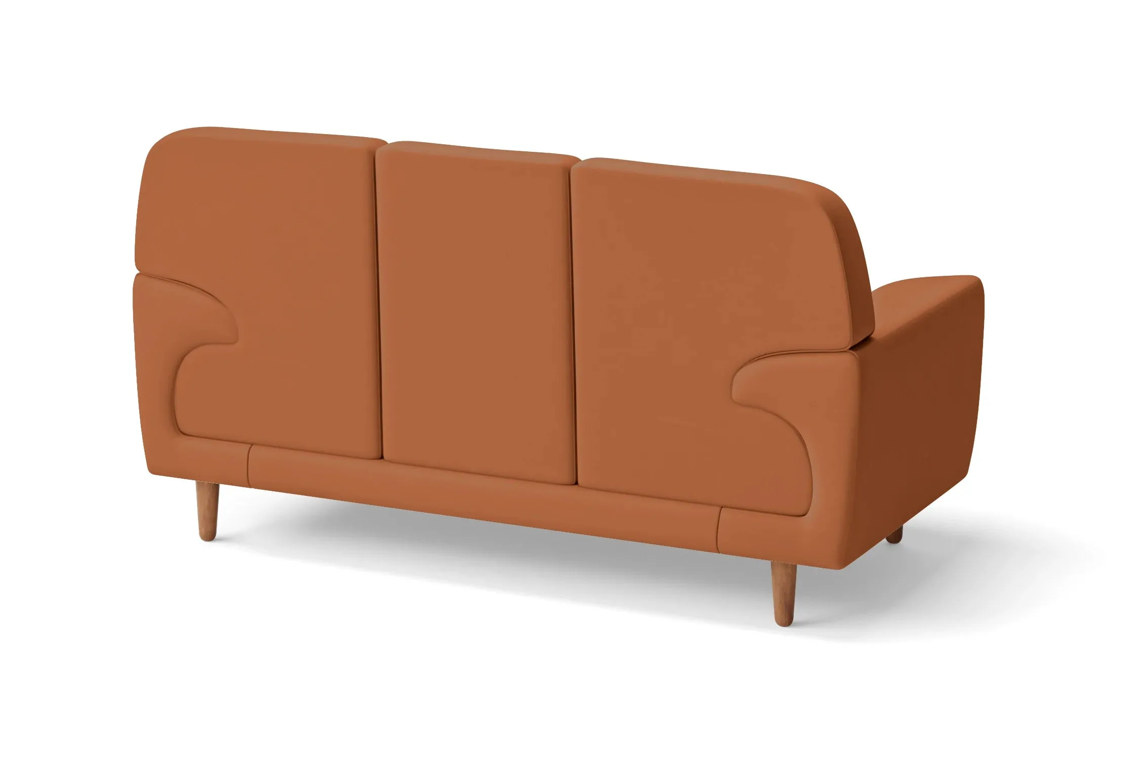 Ferrara 2 Seater Sofa Tan Brown Leather