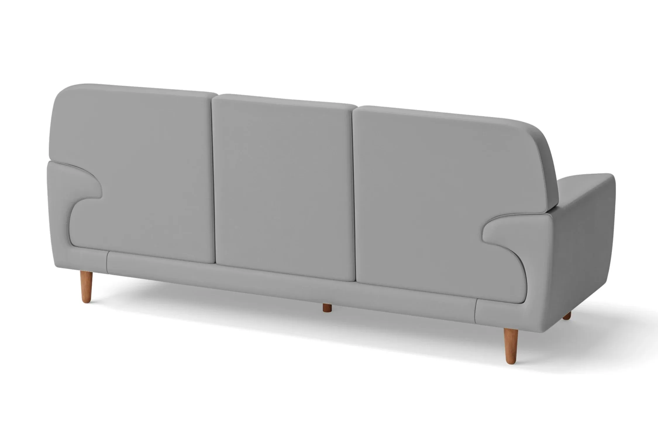 Ferrara 3 Seater Sofa Grey Leather