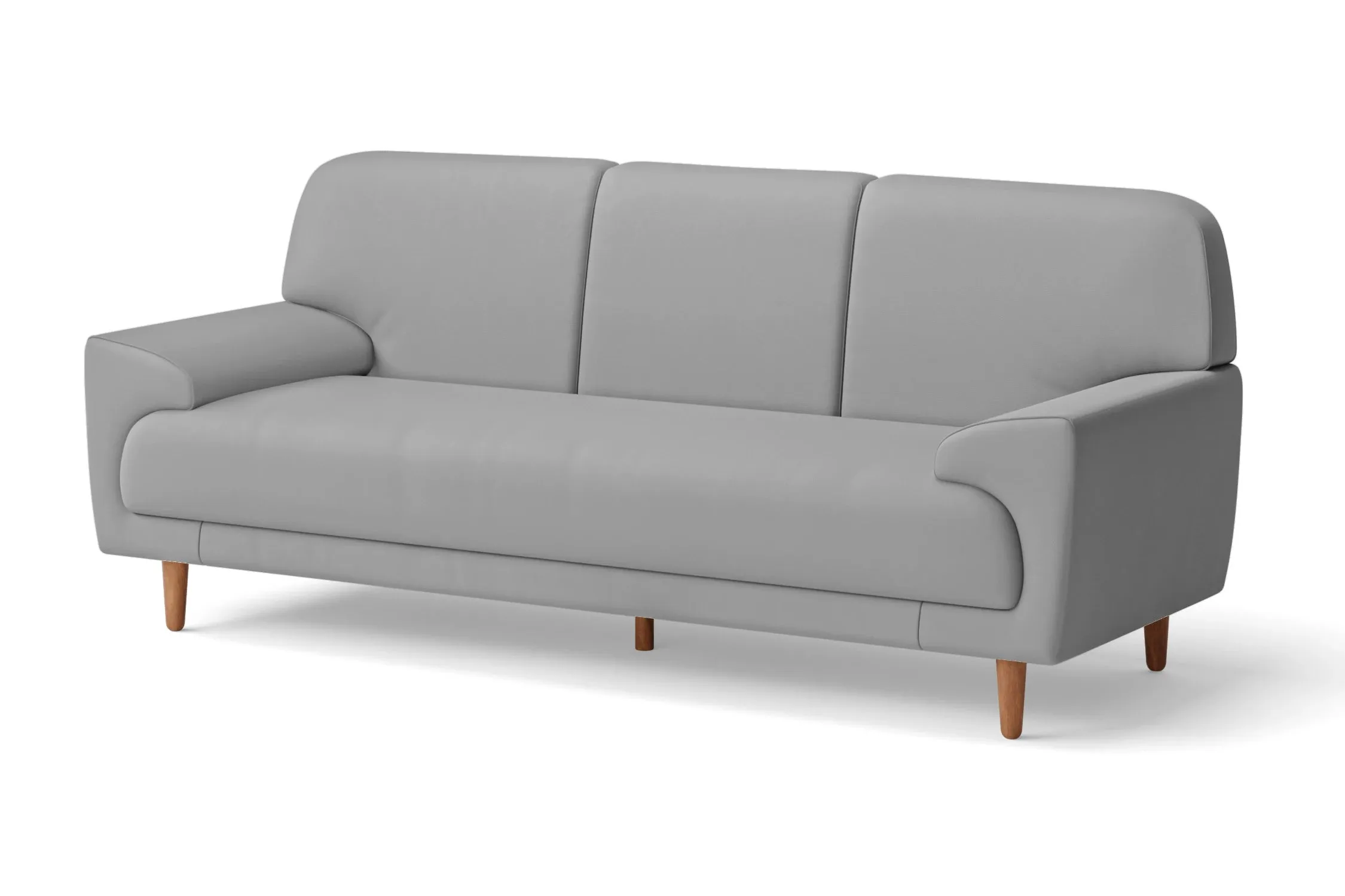 Ferrara 3 Seater Sofa Grey Leather