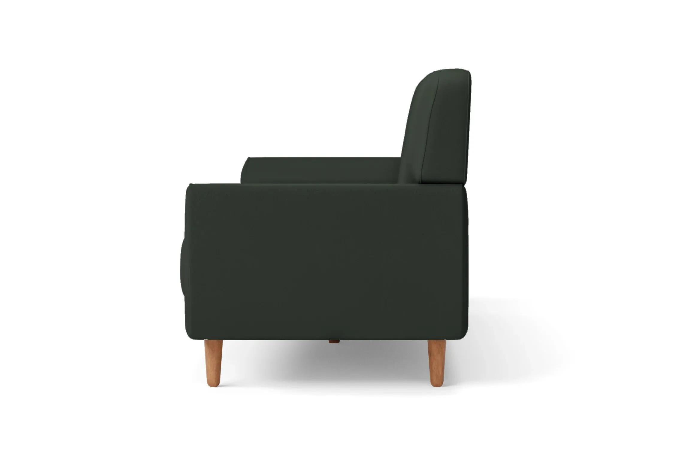 Ferrara Armchair Green Leather