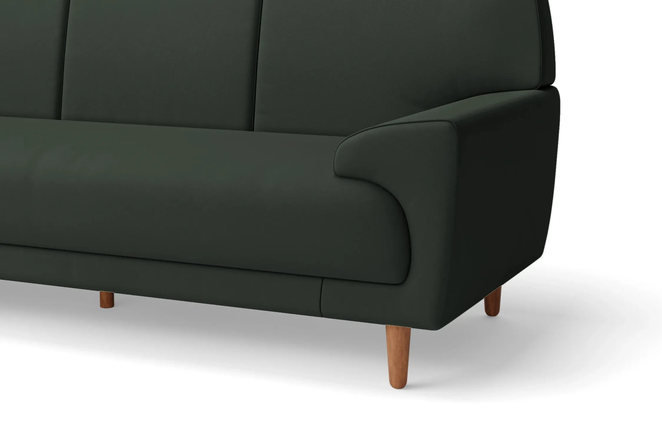 Ferrara Armchair Green Leather