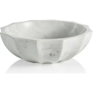 Fulham Scalloped Marble Bowl