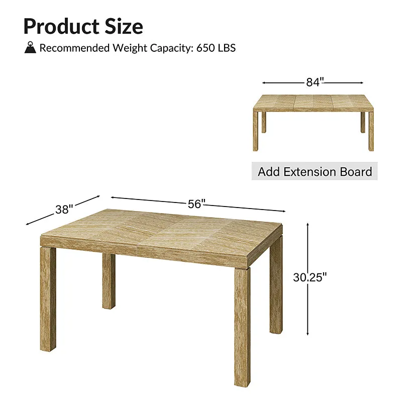 Gayle 89" Extendable Dining Table