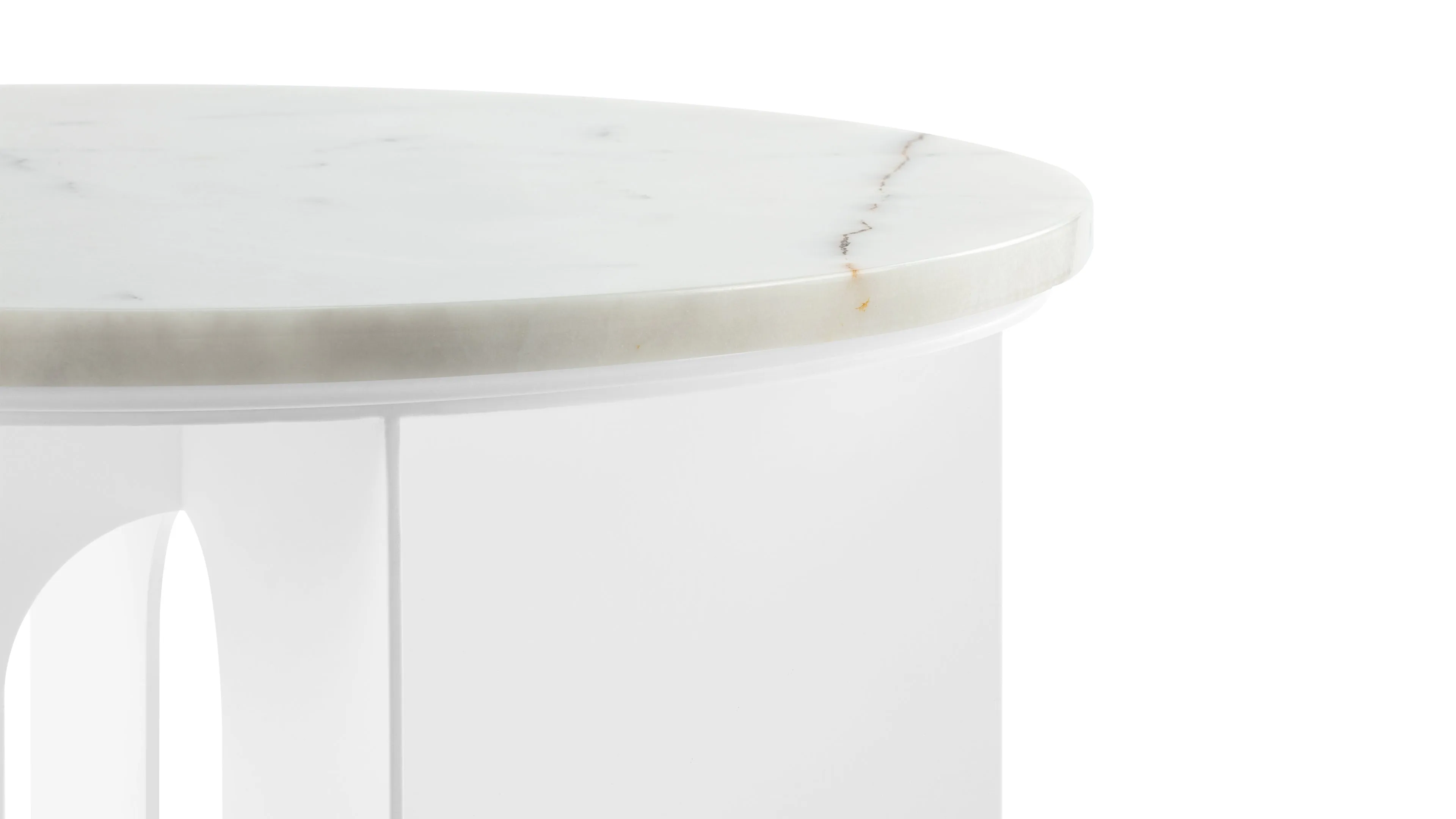 Gianni - Gianni Side Table, White Marble