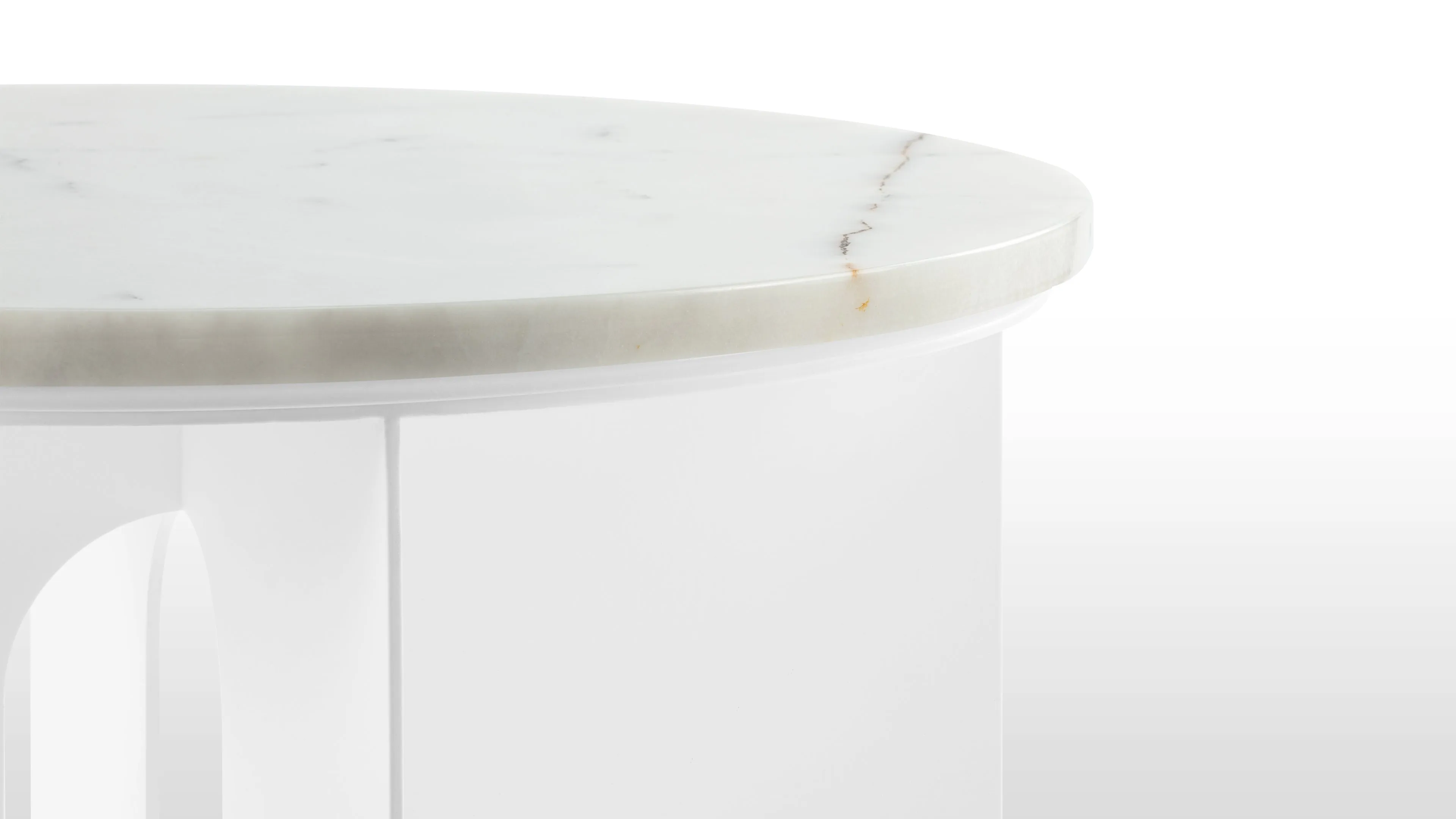 Gianni - Gianni Side Table, White Marble