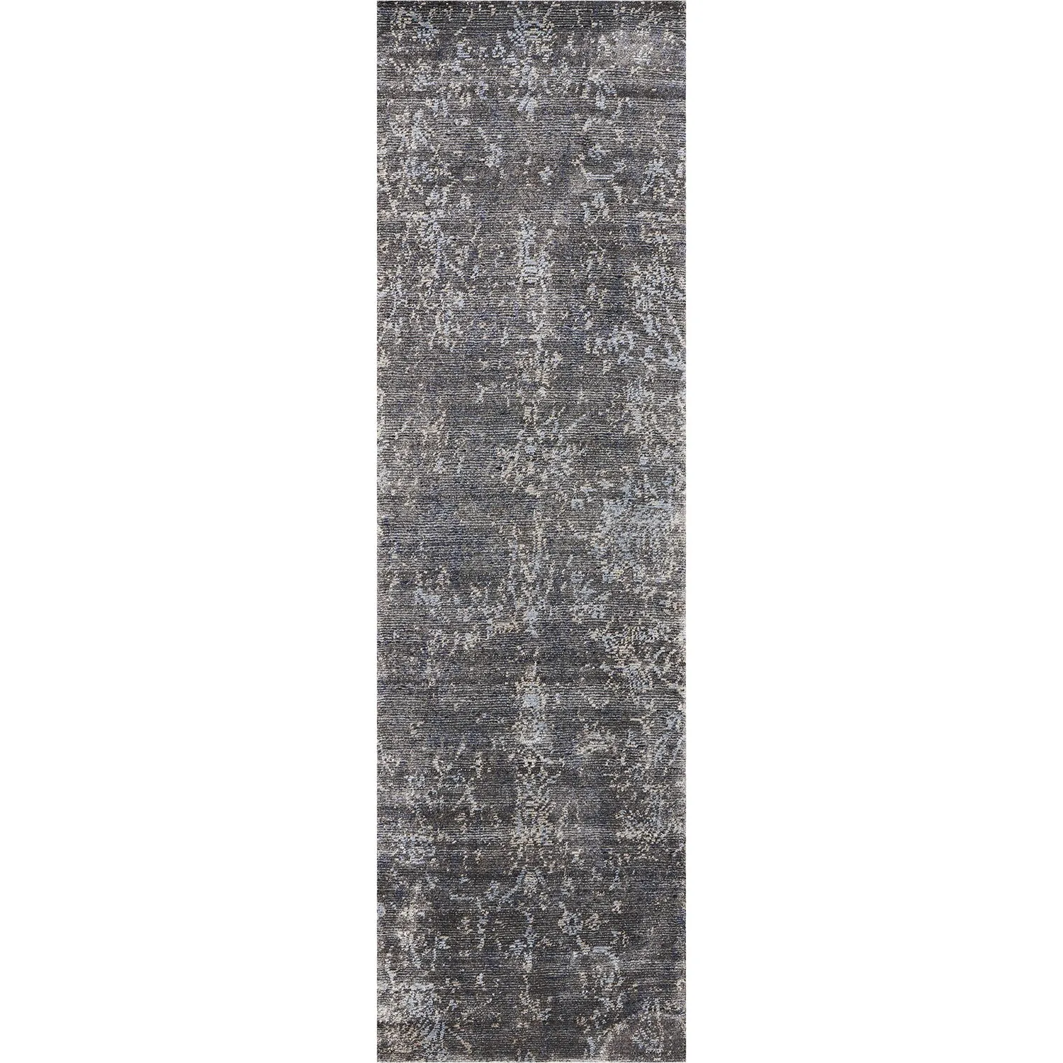 Grey Essentials Tibetan Style Contemporary Bamboo Rug