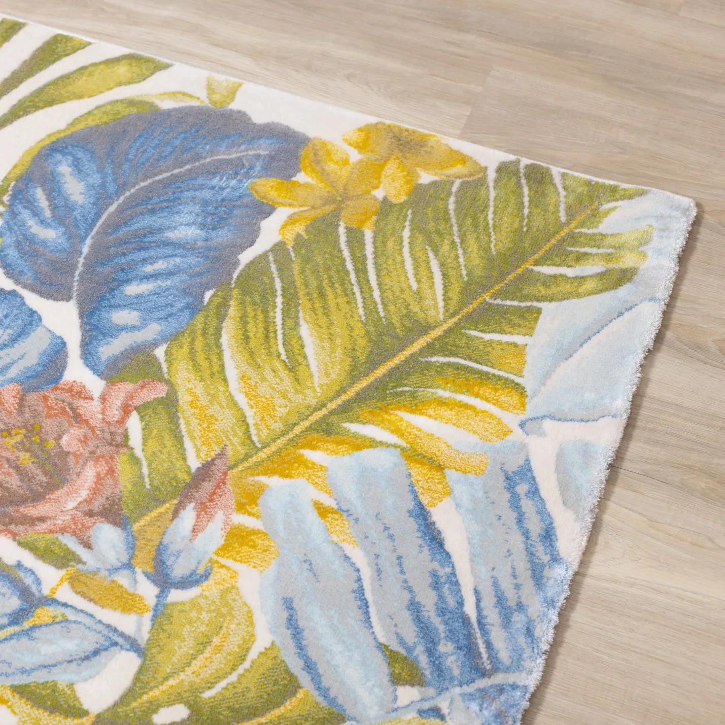 KALI Green Blue, Botanical Rug