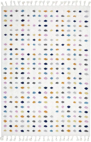 Madrid 170cm x 120cm Polka Dot Pattern Rug - Multi Colour