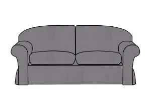 Madrid | 3 Seater Extra Loose Cover | Miami Charcoal