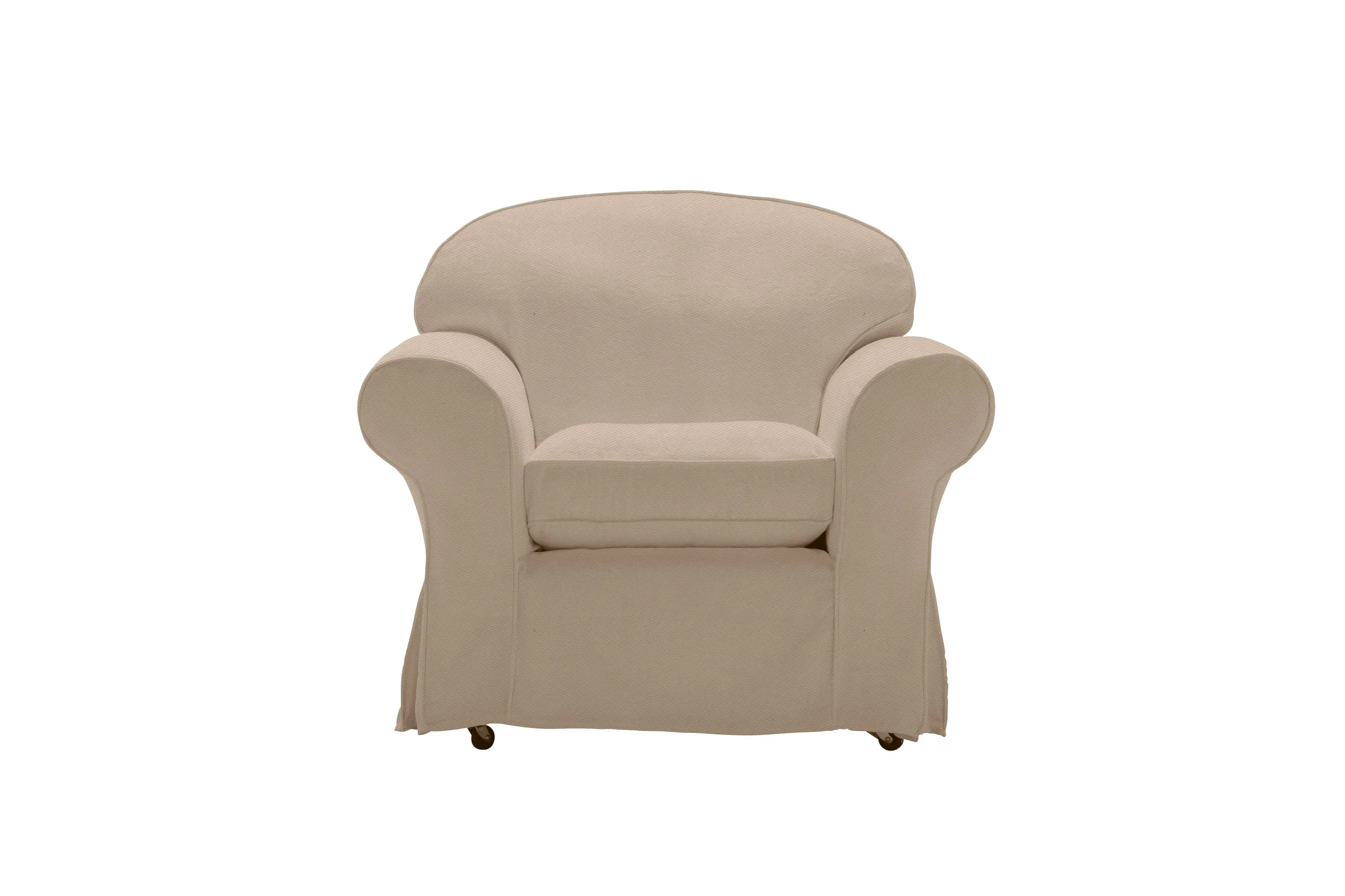 Madrid | Armchair Extra Loose Cover | Miami Oatmeal