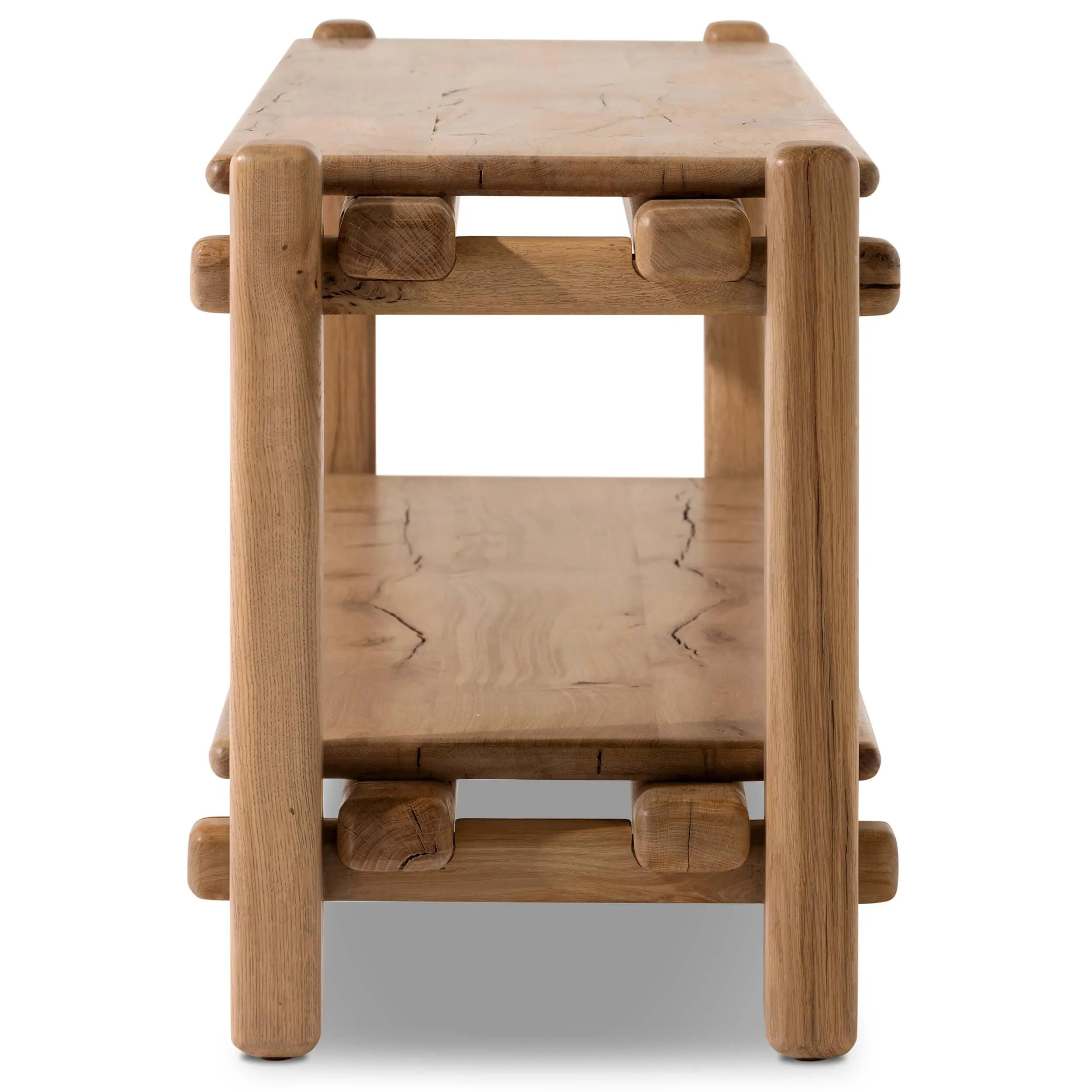 Marcia Low Console Table, Natural