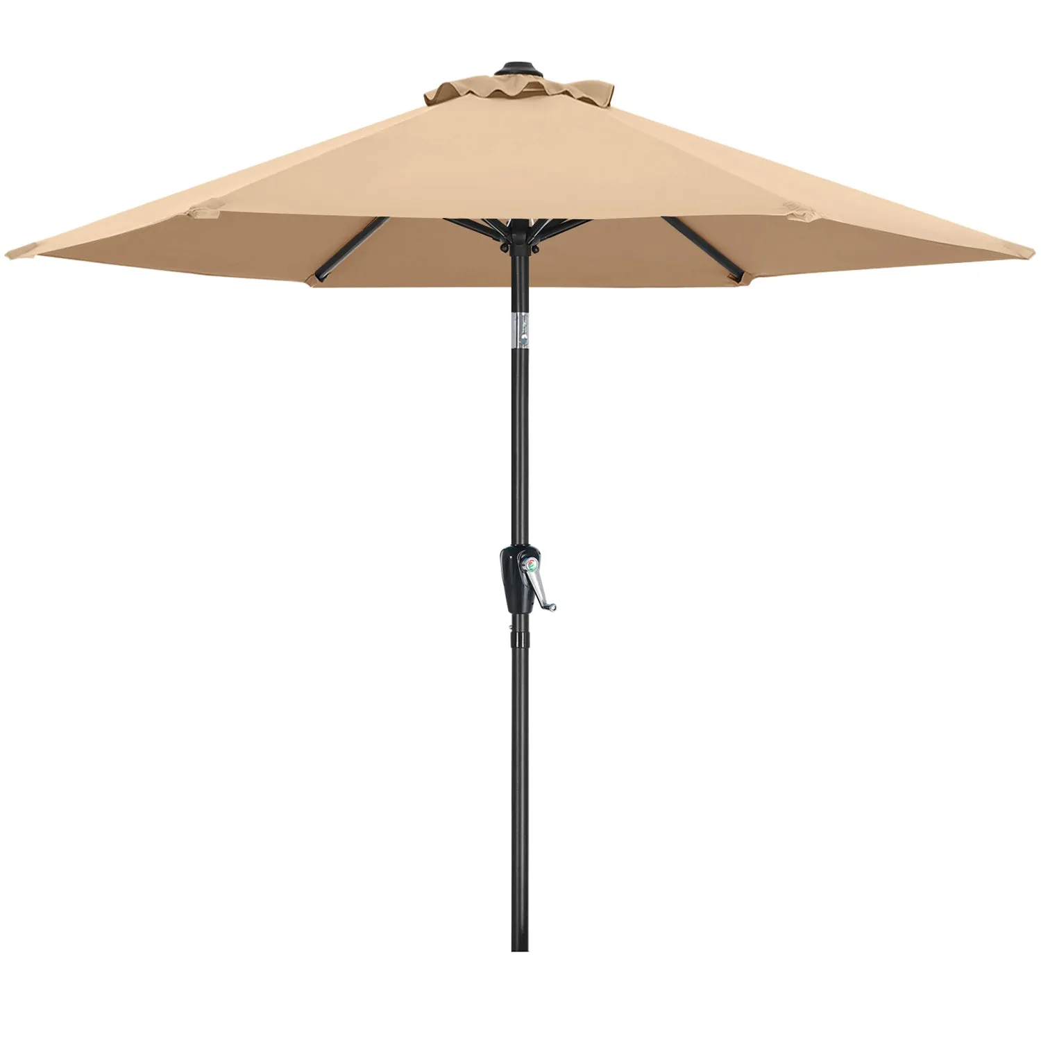 MASTERCANOPY 7.5FT Patio Umbrella for Outdoor Market Table 6 Ribs