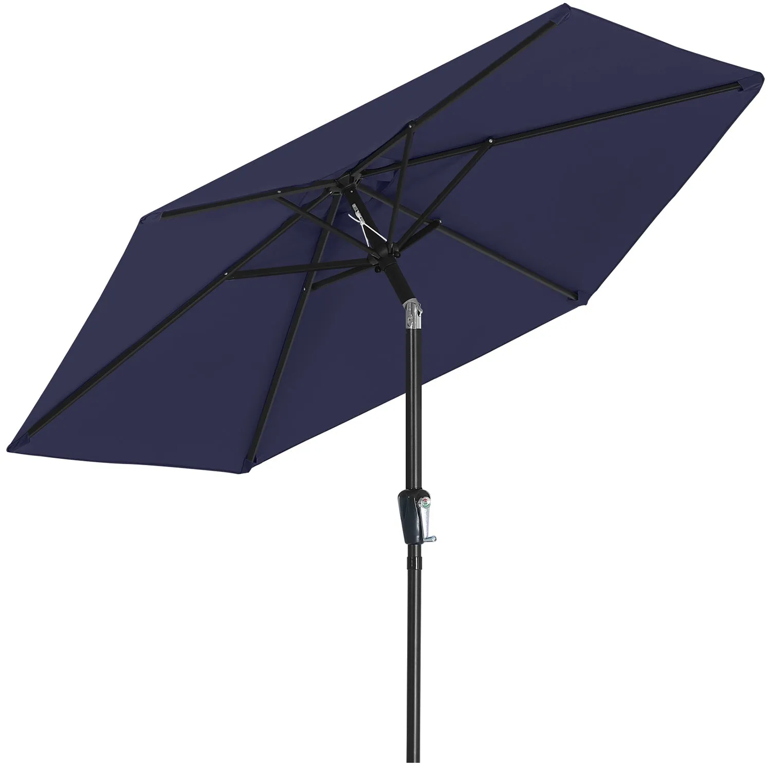 MASTERCANOPY 7.5FT Patio Umbrella for Outdoor Market Table 6 Ribs