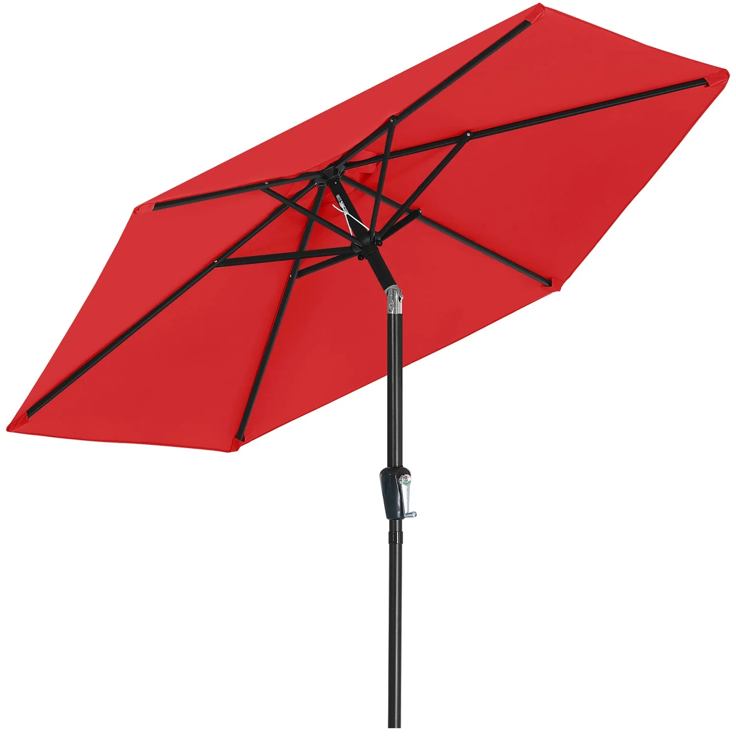 MASTERCANOPY 7.5FT Patio Umbrella for Outdoor Market Table 6 Ribs