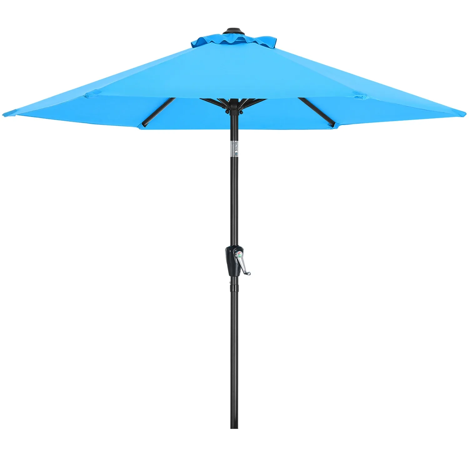 MASTERCANOPY 7.5FT Patio Umbrella for Outdoor Market Table 6 Ribs