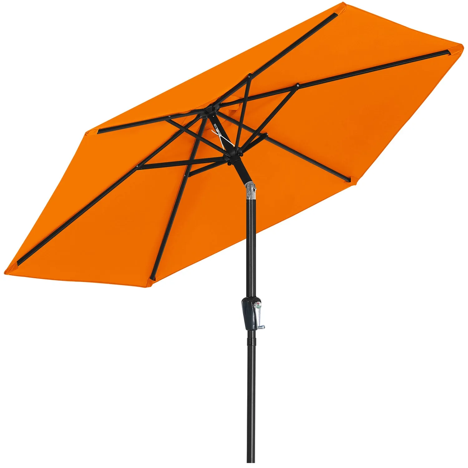 MASTERCANOPY 7.5FT Patio Umbrella for Outdoor Market Table 6 Ribs