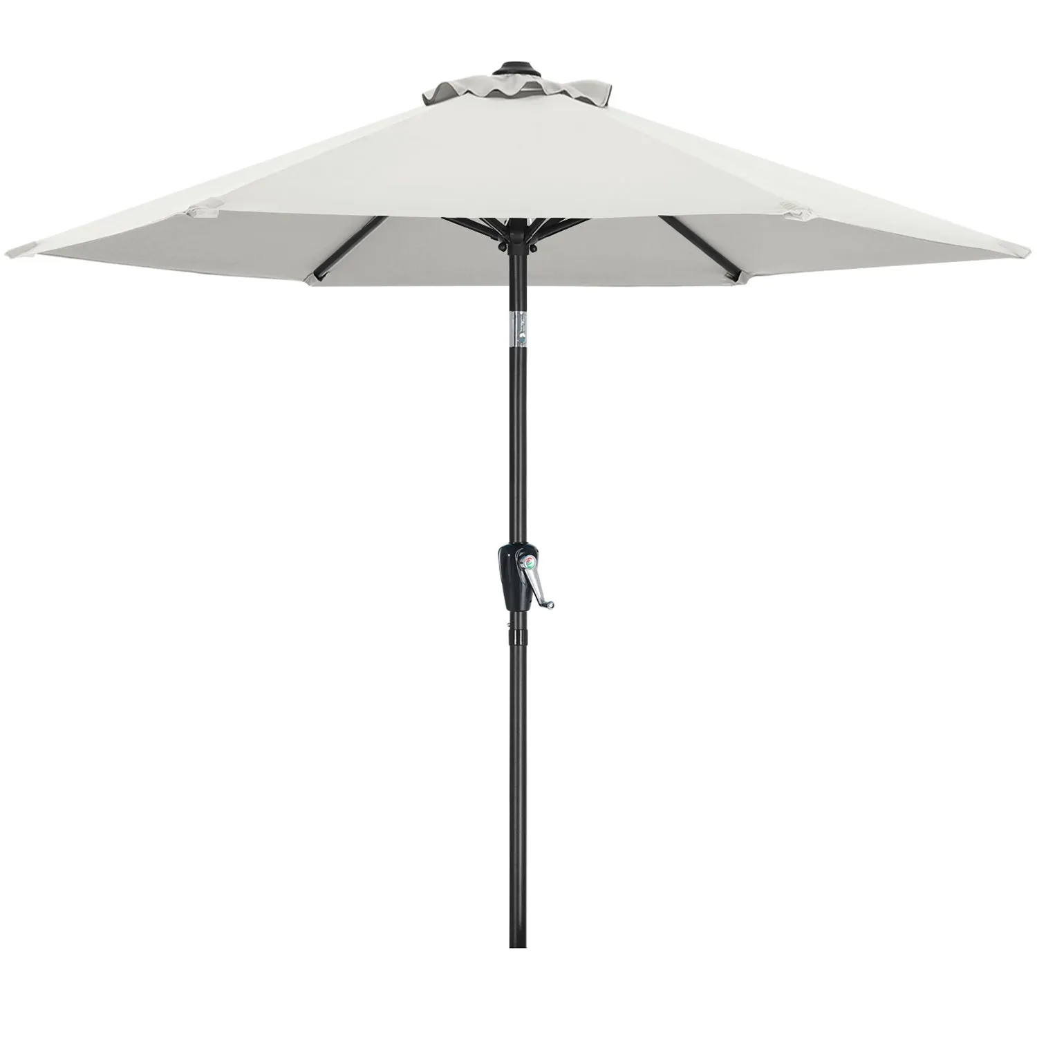 MASTERCANOPY 7.5FT Patio Umbrella for Outdoor Market Table 6 Ribs