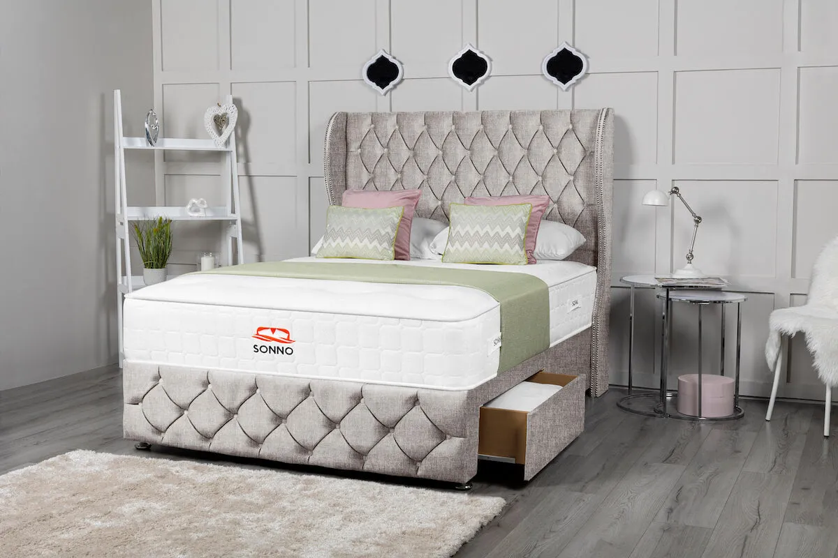 Monaco Wingback Divan Bed