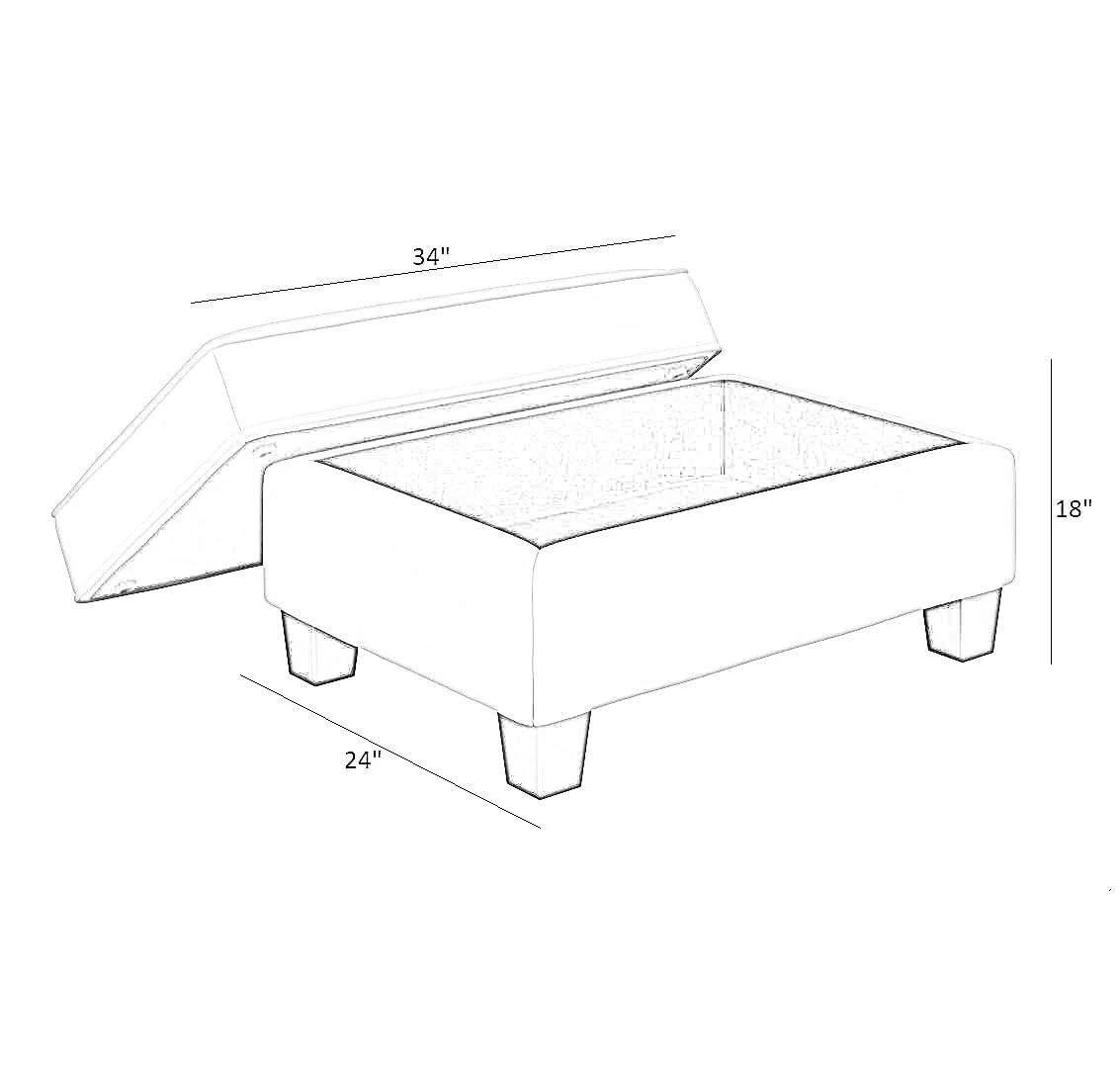 Moscow 5 Seater Corner L Shape Fabric Sofa For Living Room