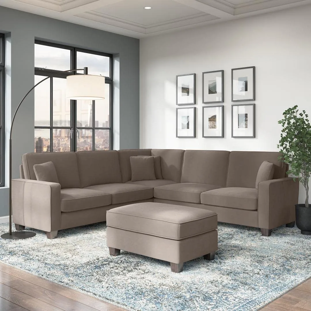 Moscow 5 Seater Corner L Shape Fabric Sofa For Living Room