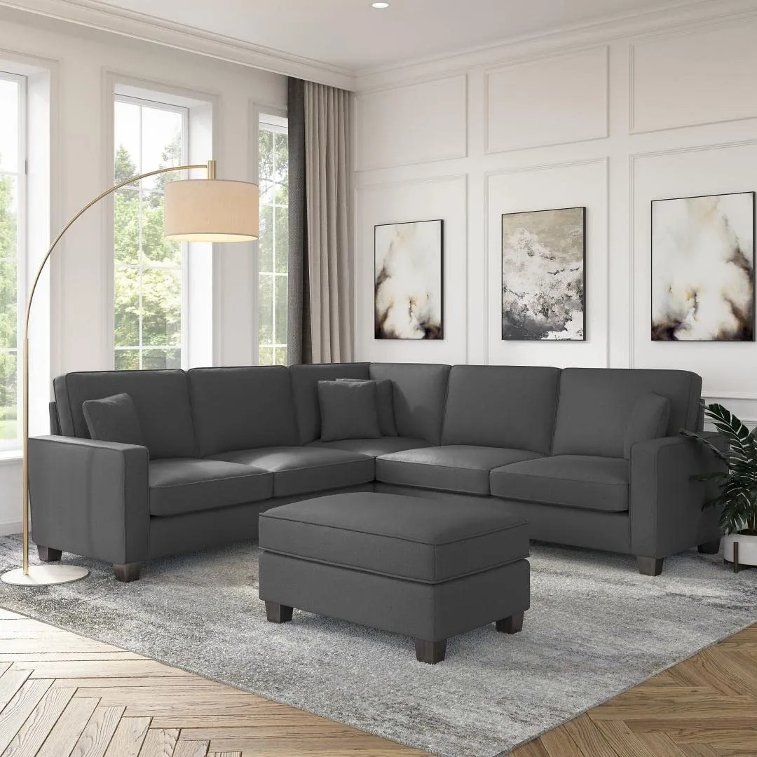 Moscow 5 Seater Corner L Shape Fabric Sofa For Living Room