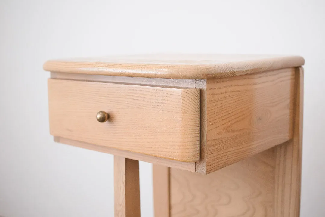 Pair Bleached Oak Nightstands