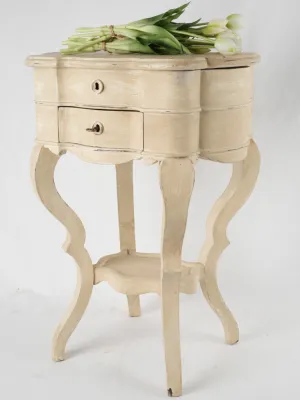 Pair of antique Italian nightstands - beige