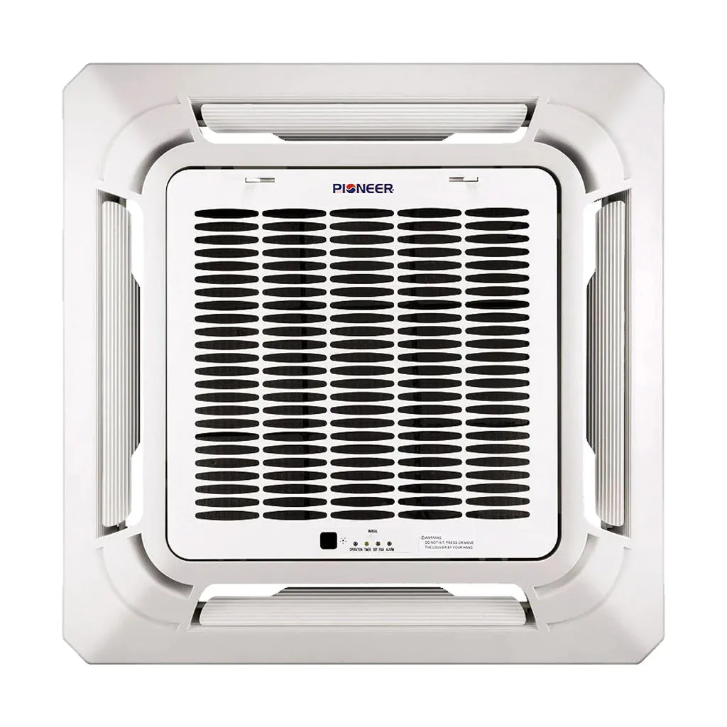 Pioneer® 12,000 BTU 22.7 SEER2 8-Way Compact Cassette Mini-Split Air Conditioner Heat Pump System Full Set 230V